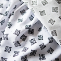My QR code fabric was a success!